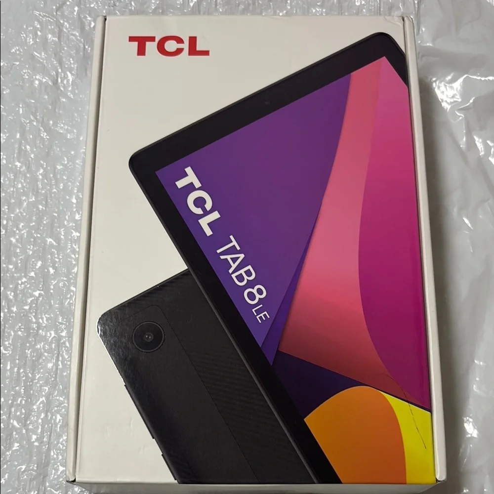 TCL Black Tablet with Vibrant Display and Sleek Design